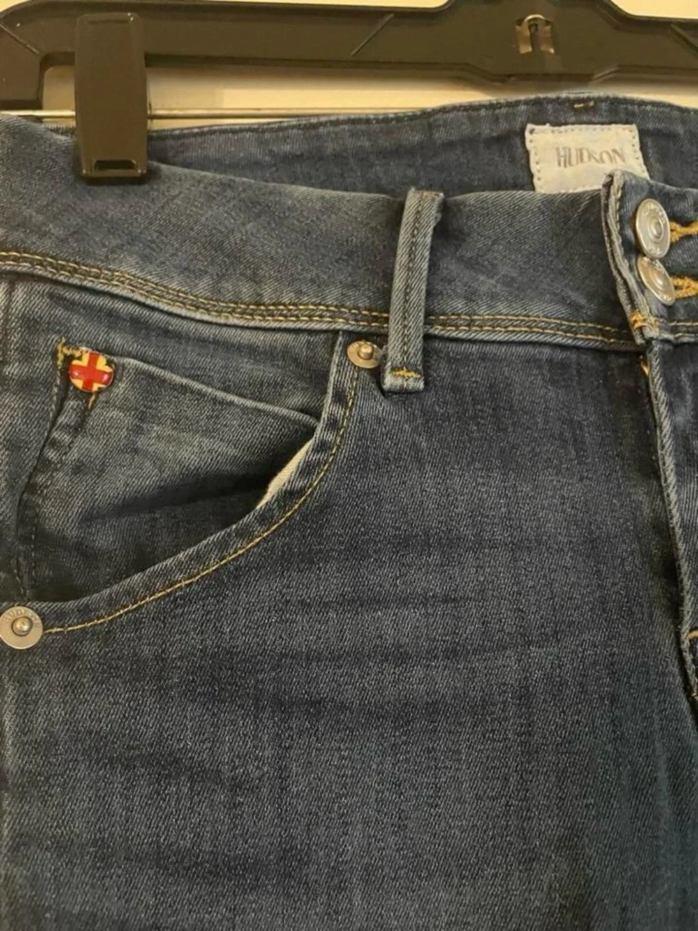 HUDSON Jeans Collin Flap Pocket Skinny Stretch Denim VERA 25